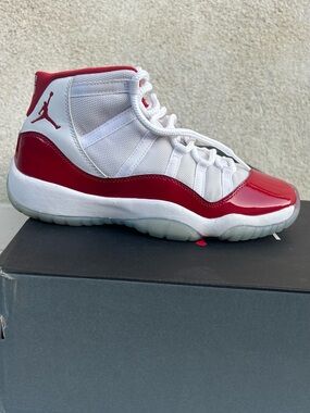 Jordan Kids' Retro 11 High - White/Red